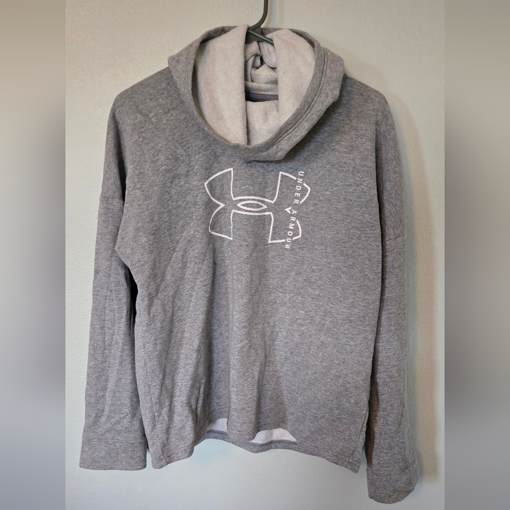 Under Armour Gray Hoodie Size Medium